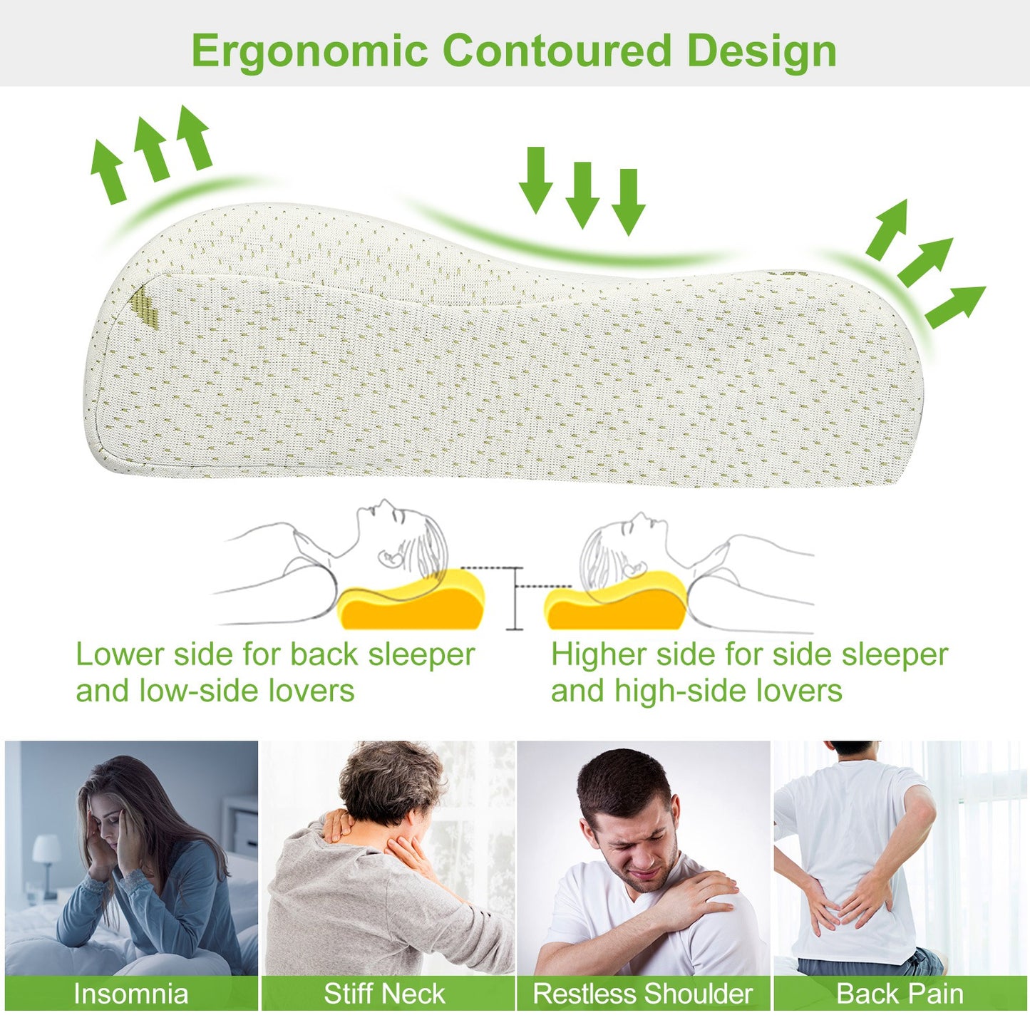 Aura Ergonomic Pillow