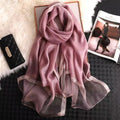 Pure Silk Scarf | Lightweight Summer Wrap & Versatile Cover-Up
