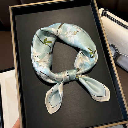 100% Mulberry Silk Versatile Square Scarf