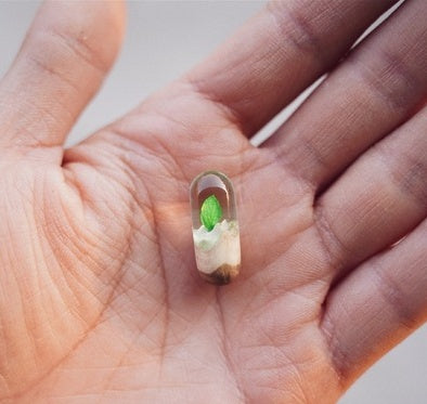 Handcrafted Log Pendant