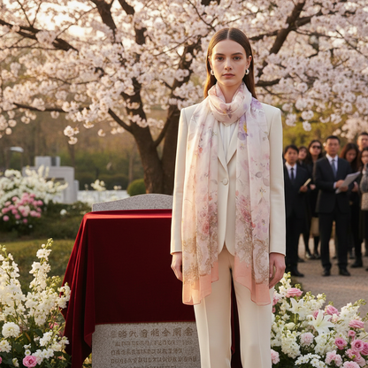 Mulberry Silk Chiffon Scarf