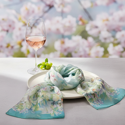 Mulberry Silk Chiffon Scarf