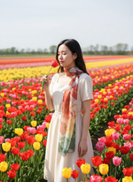 Mulberry Silk Chiffon Scarf