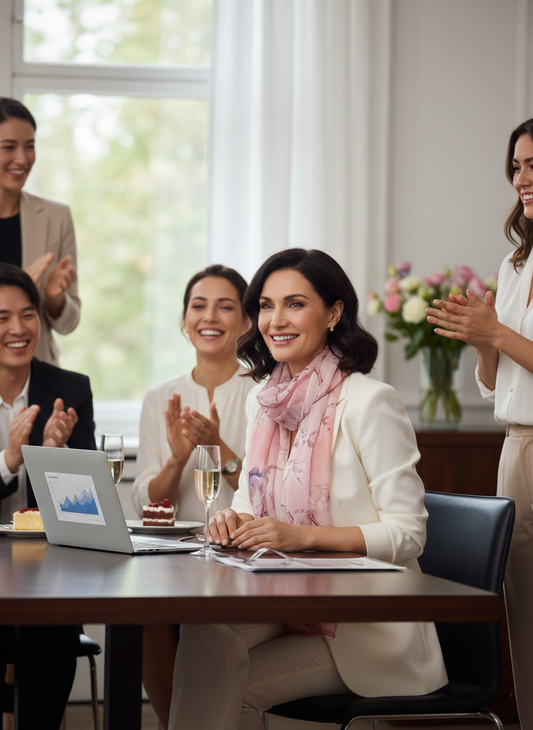Mulberry Silk Chiffon Scarf