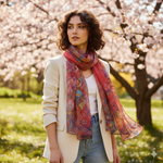 Mulberry Silk Chiffon Scarf