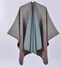 Women's Oversized Plaid Floral Patterned Shawl