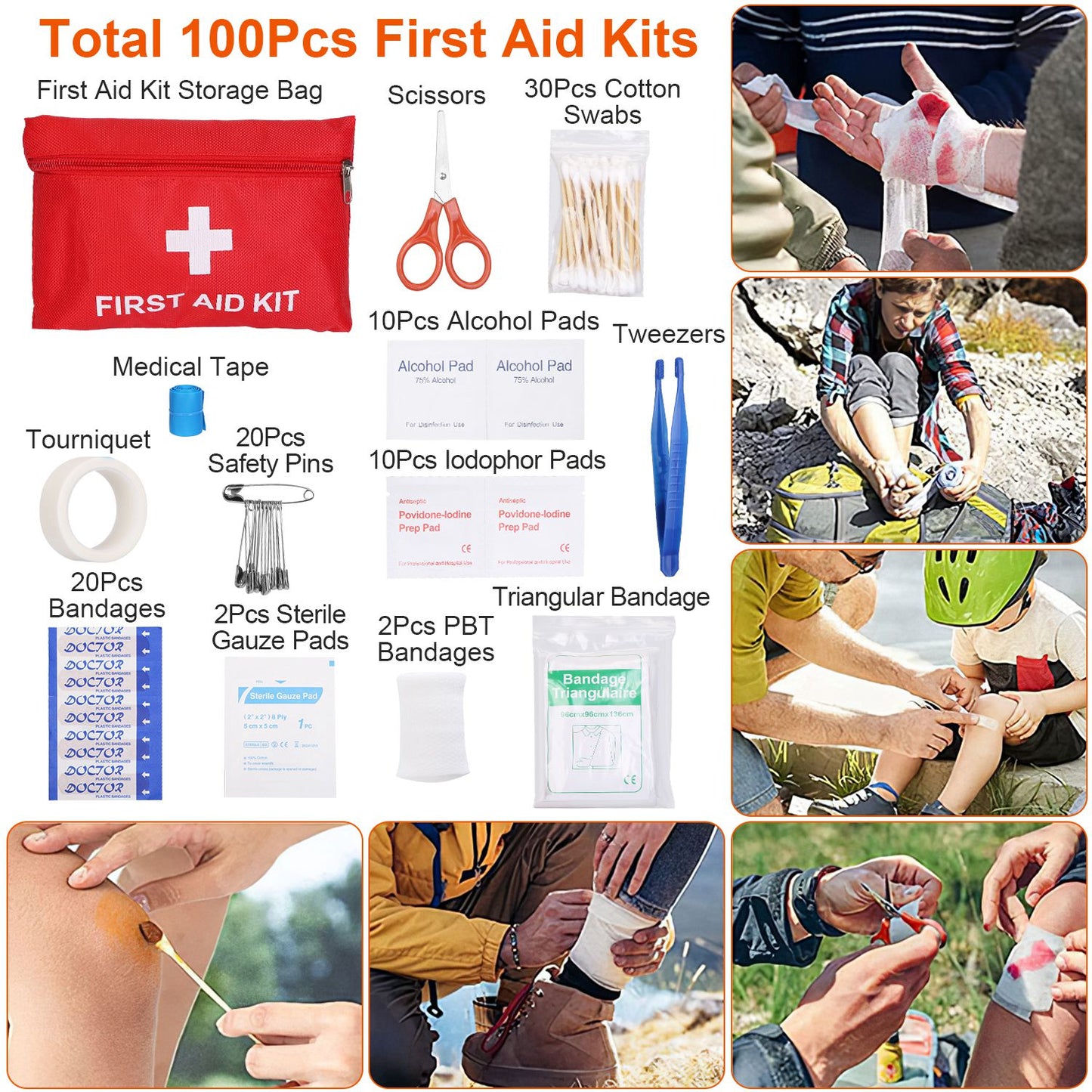 The Sentinel 125-Piece Professional Survival & First Aid Kit