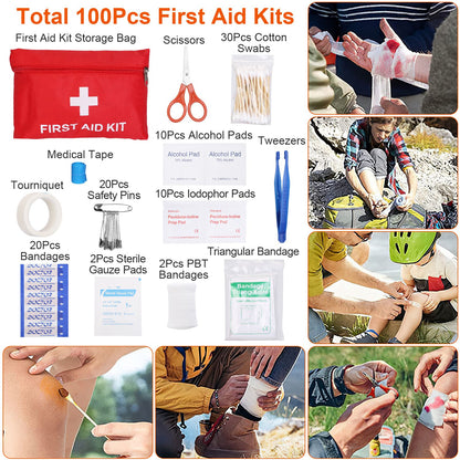 The Sentinel 125-Piece Professional Survival & First Aid Kit
