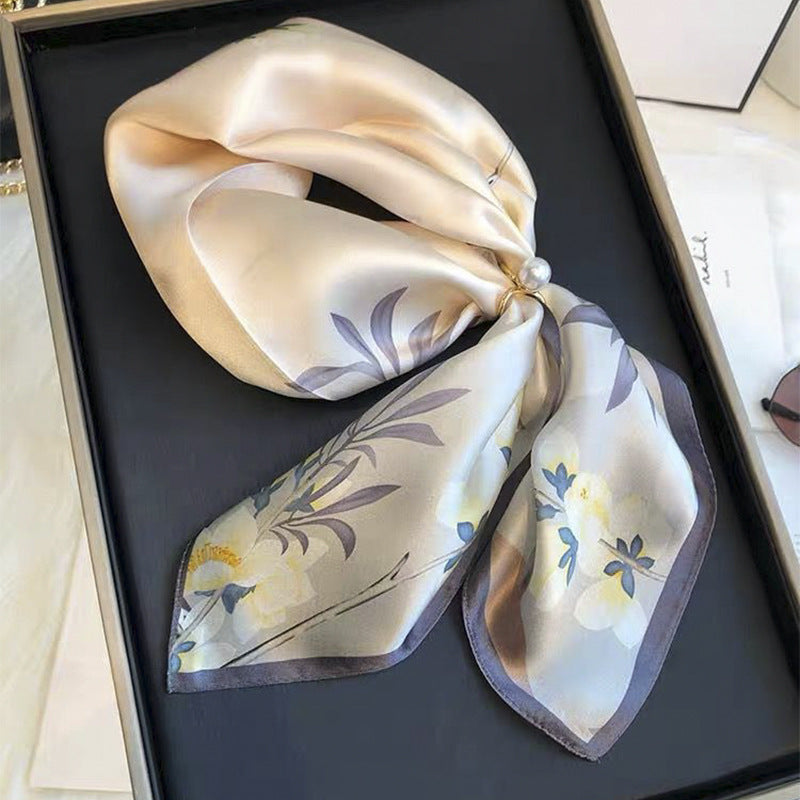 100% Mulberry Silk Versatile Square Scarf