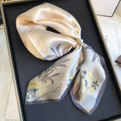 100% Mulberry Silk Versatile Square Scarf