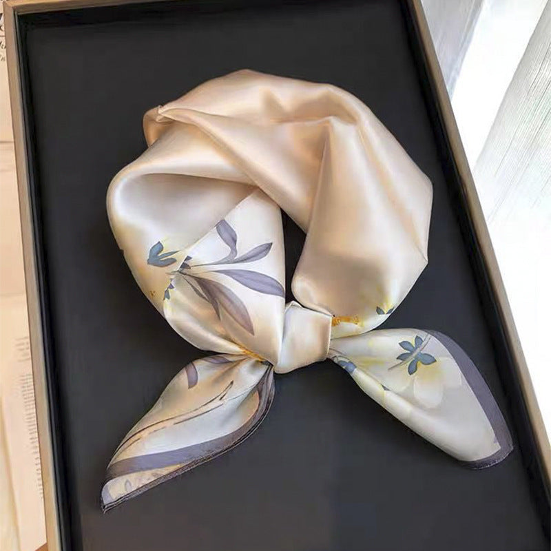 100% Mulberry Silk Versatile Square Scarf