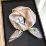 100% Mulberry Silk Versatile Square Scarf