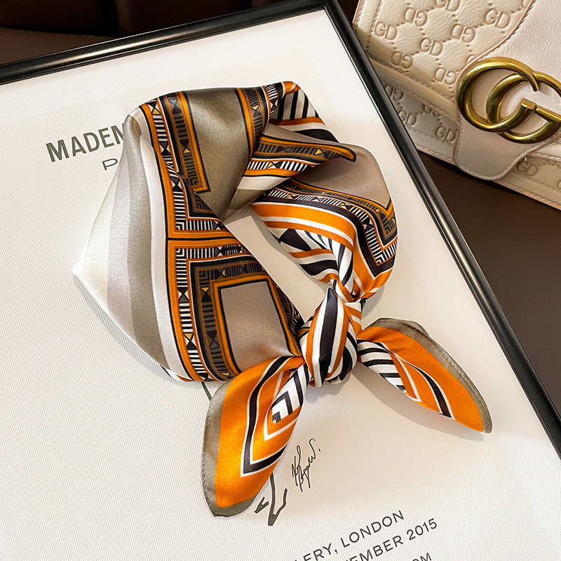 100% Mulberry Silk Versatile Square Scarf