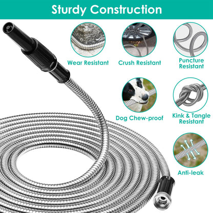 Apex Stainless Steel Garden Hose