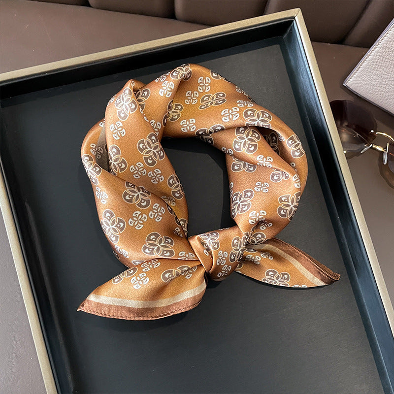 100% Mulberry Silk Versatile Square Scarf