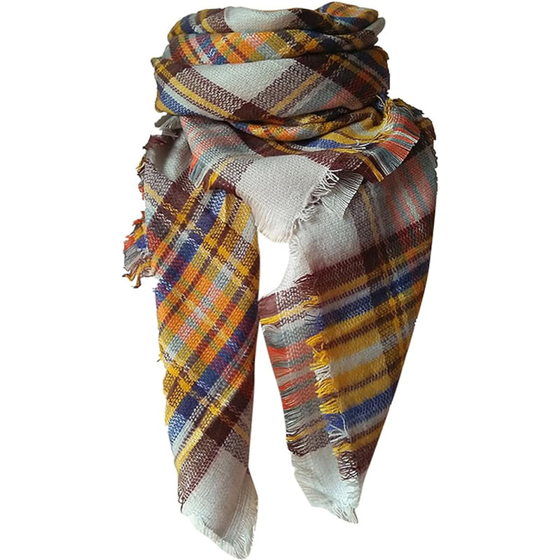The Glencairn Oversized Cashmere-Blend Tartan Wrap
