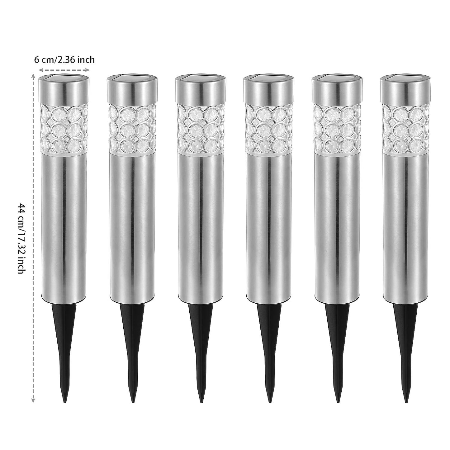 Aura Solar Path Lights - Set of 6