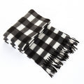 Women's Plaid Velvet Scarf