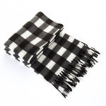 Women's Plaid Velvet Scarf