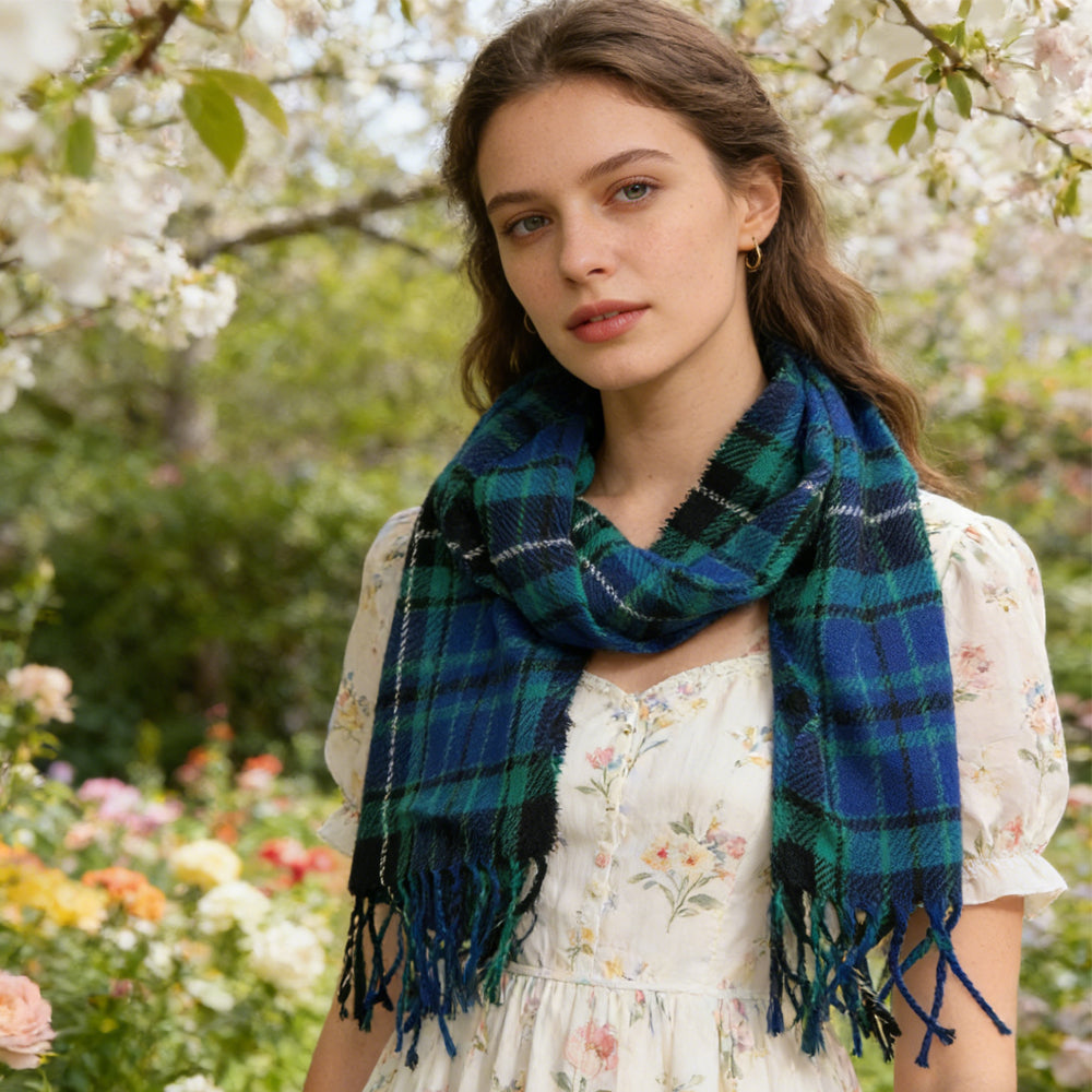 Aura Stripe Scarf & Wrap in Premium Viscose