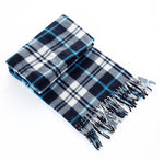 Women's Plaid Velvet Scarf