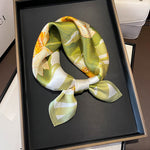 100% Mulberry Silk Versatile Square Scarf