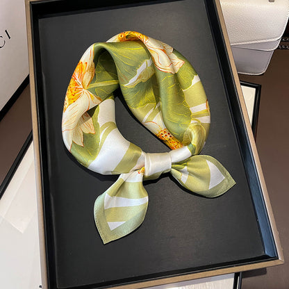 100% Mulberry Silk Versatile Square Scarf