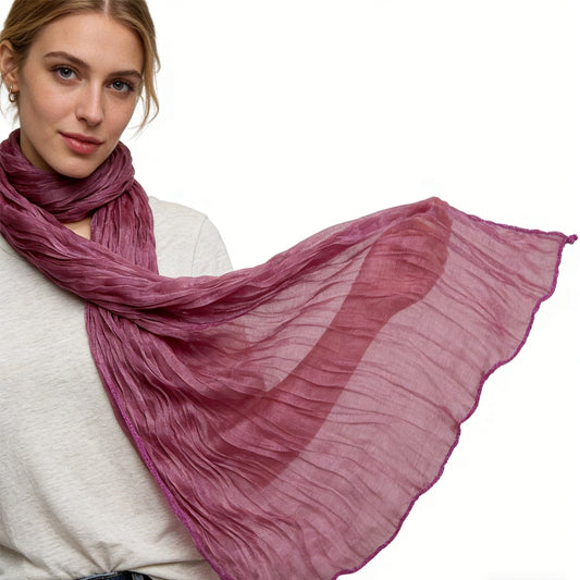 Aura Skinny Scarf | Premium Fiber Blend | Minimalist Layer