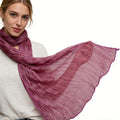 Aura Skinny Scarf | Premium Fiber Blend | Minimalist Layer