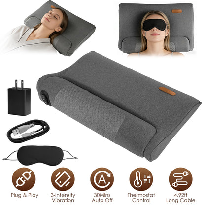 Aura Neck & Shoulder Massage Pillow with Heat Therapy