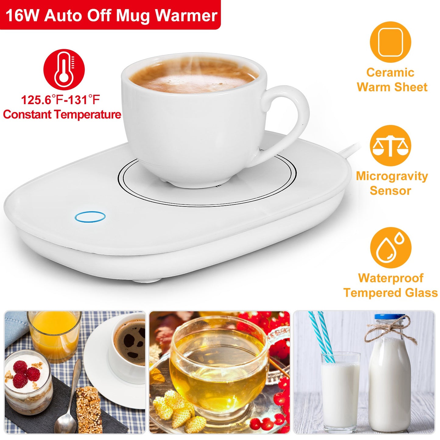 Auto On/Off Coffee Cup Warmer