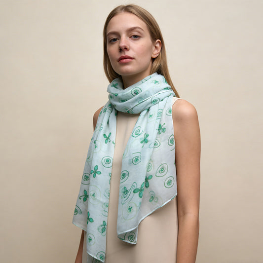 Lightweight Sheer Scarf | Versatile Skinny Wrap